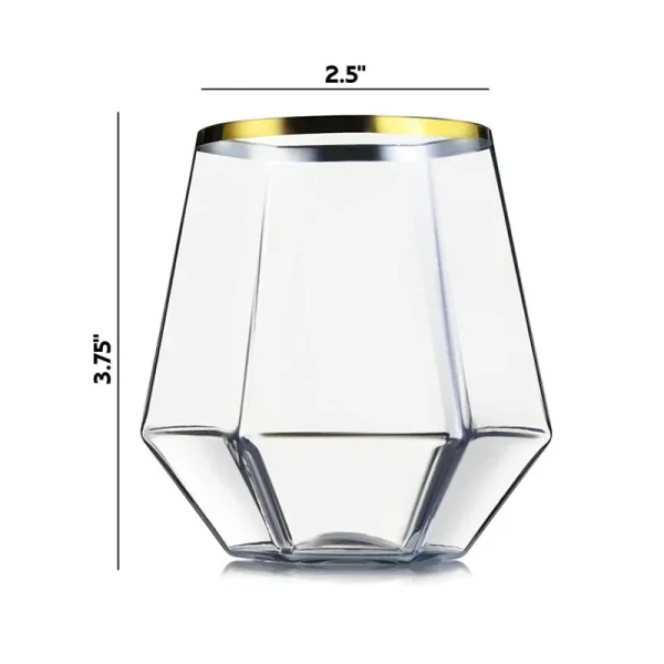 Copo Hexagonal 360ml para Vinho - Image 8