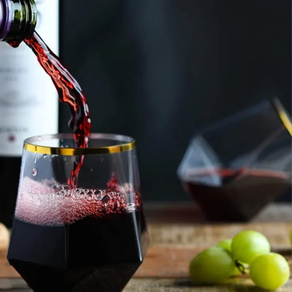 Copo Hexagonal 360ml para Vinho - Image 3